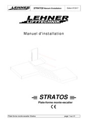 Lehner Lifttechnik STRATOS Manuel D'installation