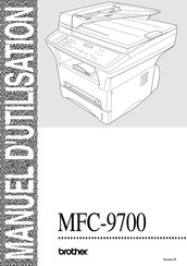 Brother MFC-9700 Manuel D'utilisation