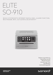 Sonoro ELITE SO-910 Mode D'emploi