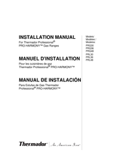 Thermador PRO-HARMONY PRG36 Manuel D'installation