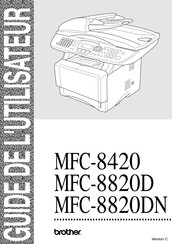 Brother MFC-8820DN Guide De L'utilisateur