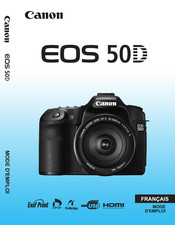 Canon EOS 50D Mode D'emploi