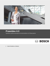 Bosch Praesideo 4.3 Manuel D'installation Et D'utilisation