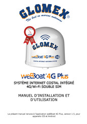 Glomex weBBoat 4G Plus Manuel D'installation Et D'utilisation