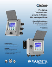 McCrometer ProComm Manuel D'installation, De Fonctionnement Et De Maintenance