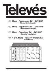 Televes TR100 Manuel D'installation