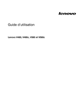 Lenovo V580 Guide D'utilisation