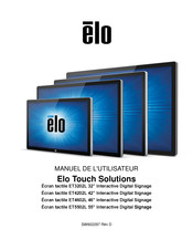 Elo Touch Solutions ET4202L Manuel De L'utilisateur