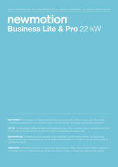 newmotion Business Lite et Pro 0400 Série Manuel D'installation