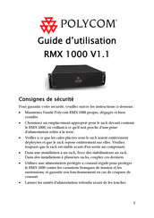Polycom RMX 1000 Guide D'utilisation