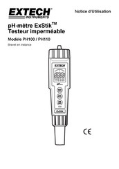 Extech Instruments ExStik PH110 Notice D'utilisation