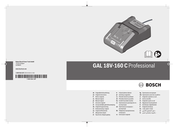 Bosch GAL 18V-160 C Professional Notice Originale
