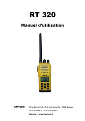 NAVICOM RT 320 Manuel D'utilisation