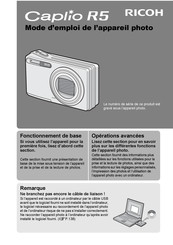 Ricoh Caplio R5 Mode D'emploi