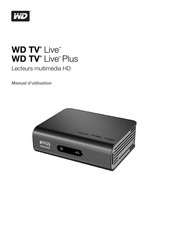 Western Digital WD TV Live Plus Manuel D'utilisation