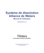 Waters Alliance e2695D Manuel De L'utilisateur