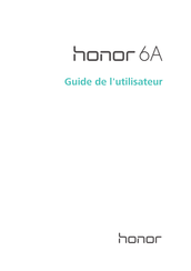 Honor 6A Guide De L'utilisateur