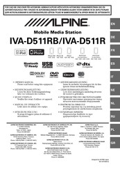 Alpine IVA-D511R Mode D'emploi