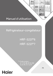 Haier HRF-522IBB7 Manuel D'utilisation