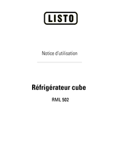 Listo RML 502 Notice D'utilisation