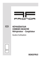 Frionor BGN32FRI/2 Guide D'utilisation