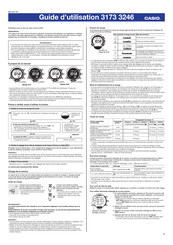 Casio 3173 Guide D'utilisation