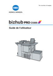 Konica Minolta bizhub PRO C5500 Guide De L'utilisateur