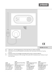 Arbonia WFC Instructions D'utilisation