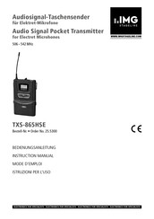 IMG STAGELINE TXS-865HSE Mode D'emploi