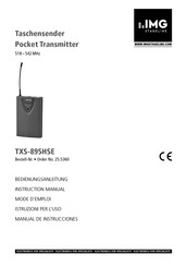 IMG STAGELINE TXS-895HSE Mode D'emploi