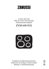 Zanussi ZVM 640 X Instructions De Montage