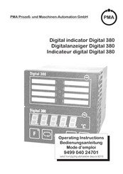 PMA Digital 380 Mode D'emploi