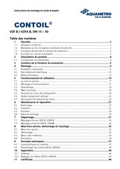 Aquametro Oil & Marine CONTOIL VZF II Instructions De Montage