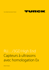 turck RU /3GD Série Mode D'emploi