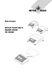 Mettler Toledo SQC16 Mode D'emploi