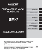 Olympus DM-7 Manuel Utilisateur