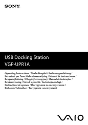 Sony VGP-UPR1A Mode D'emploi