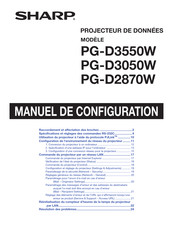 Sharp PG-D3550W Manuel De Configuration