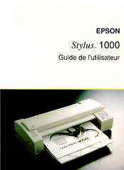 Epson Stylus 1000 Guide De L'utilisateur