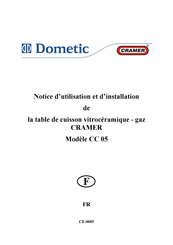 Dometic Cramer CC 05 Notice D'utilisation Et D'installation