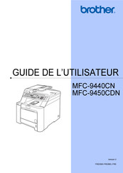 Brother MFC-9450CDN Guide De L'utilisateur