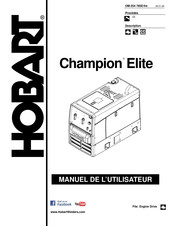 Hobart Champion Elite Manuel De L'utilisateur