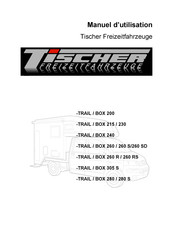 Tischer TRAIL/BOX 260 Manuel D'utilisation