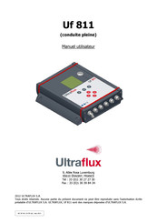 UltraFlux Uf 811 Manuel Utilisateur