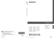 Sony Bravia KDL-52W42 Série Mode D'emploi