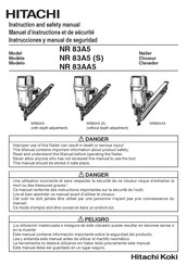 Hitachi NR 83A5 Manuel D'instructions