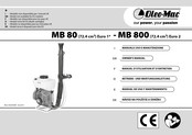 Oleo-Mac MB 800 Manuel D'utilisation Et D'entretien