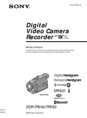 Sony DCR-TRV50 Mode D'emploi