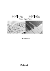 Roland HPi-7s Mode D'emploi