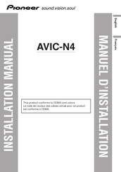 Pioneer AVIC-N4 Manuel D'installation
